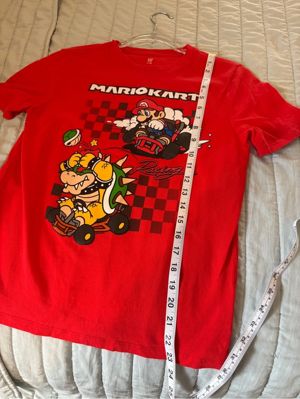 Boys GAP Mario Kart Red Graphic Tee XL/12